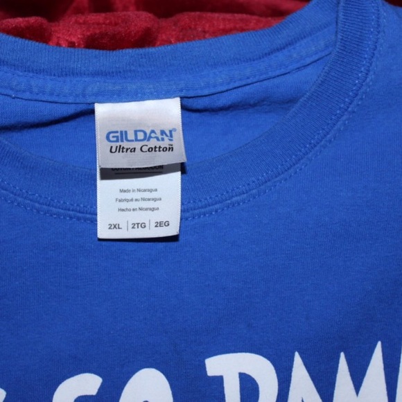 Fart Graphic Blue Gildan XXL T-Shirt - Picture 6 of 6